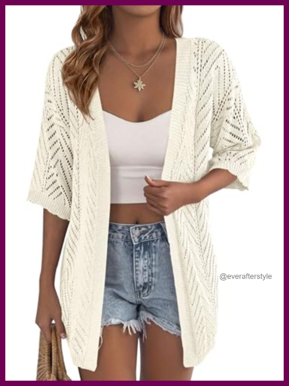 PRETTYGARDEN Women Short Sleeve Cardigan